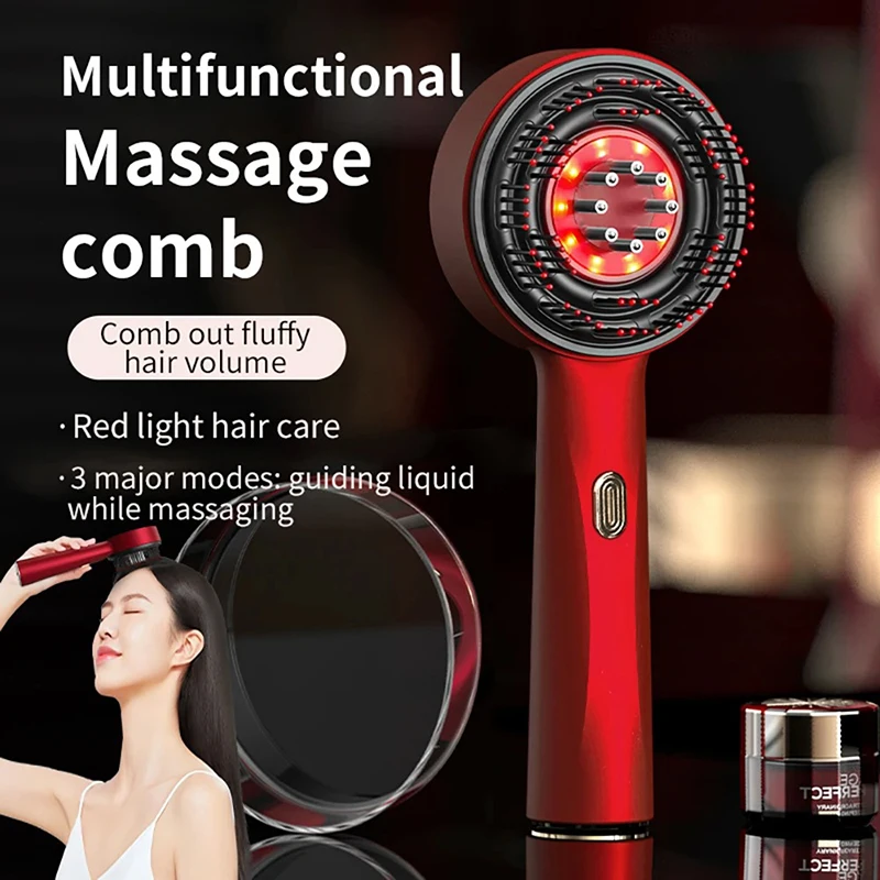Hair Care Oil - Elektryczny masażer wibracyjny do włosów, szczotka
