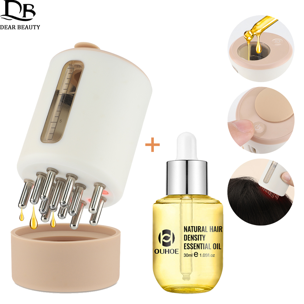 Hair Care Oil - Wibracje elektryczne grzebień masaż głowy +