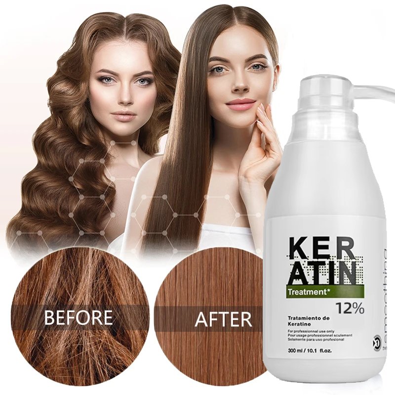 Hair Care Keratin Shampoo - PURC 300ML zabieg keratynowy profesjonalne wygładzanie