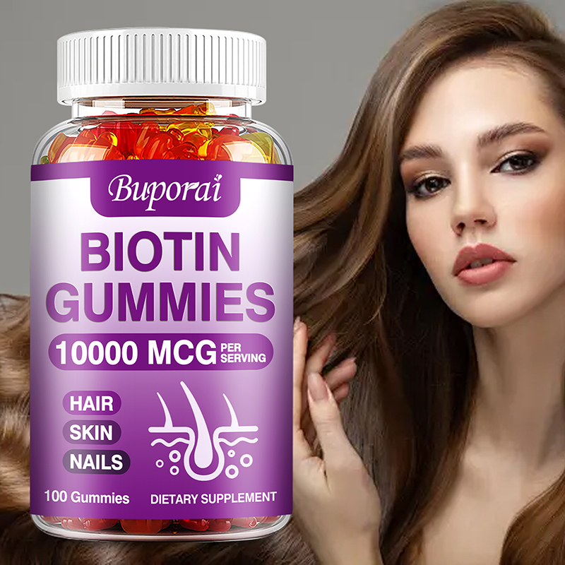 Hair Care Gummies - Żelki z biotyną 10000mcg na porost