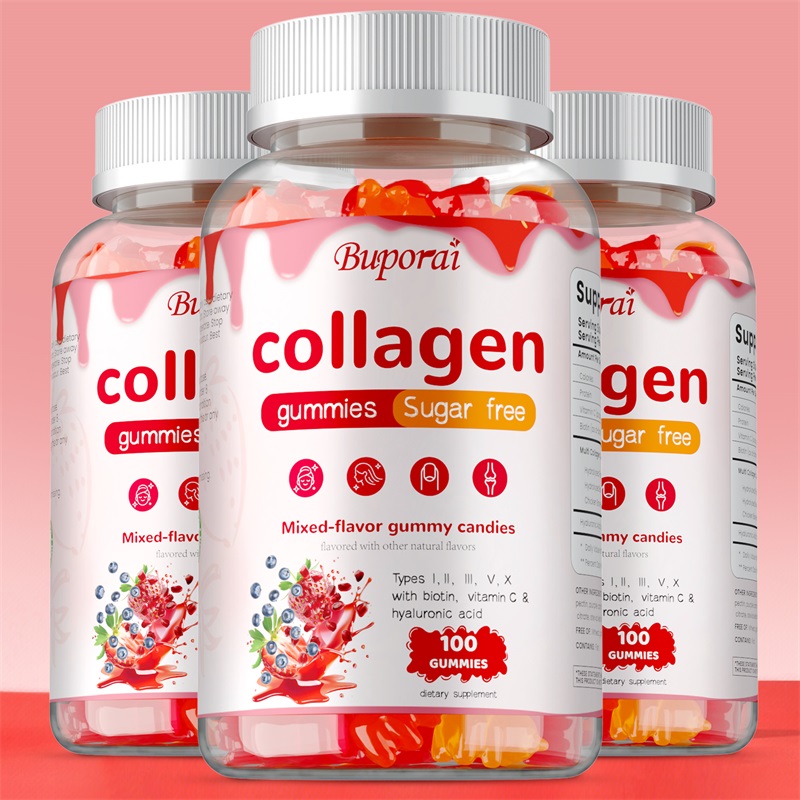Hair Care Gummies - Wielokomponentowe żelki kolagenowe - z biotyną