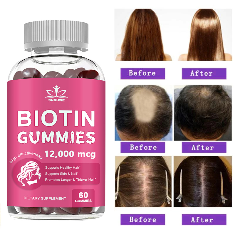 Hair Care Gummies - Żelki kolagenowe Żelki biotynowe do pielęgnacji