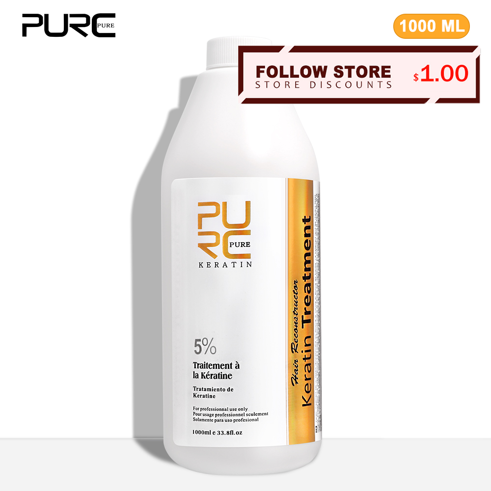 Hair Care Keratin Shampoo - PURC 5% keratynowy zabieg wygładzający kędzierzawe