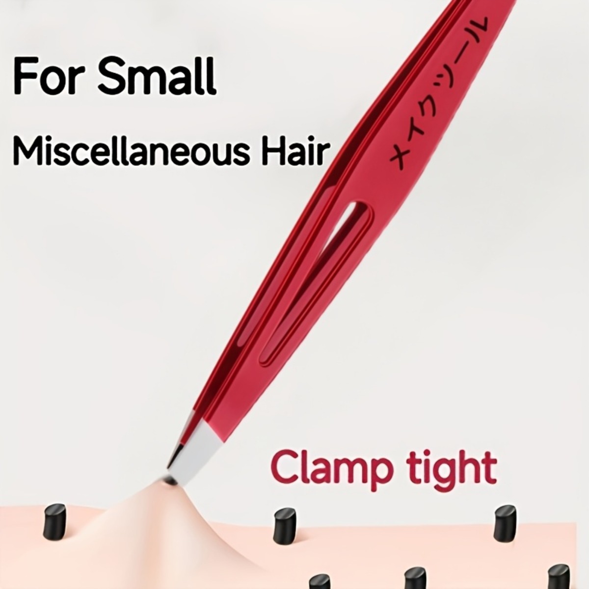 Hair Care Tools - Wysokiej jakości czerwone pęsety do depilacji
