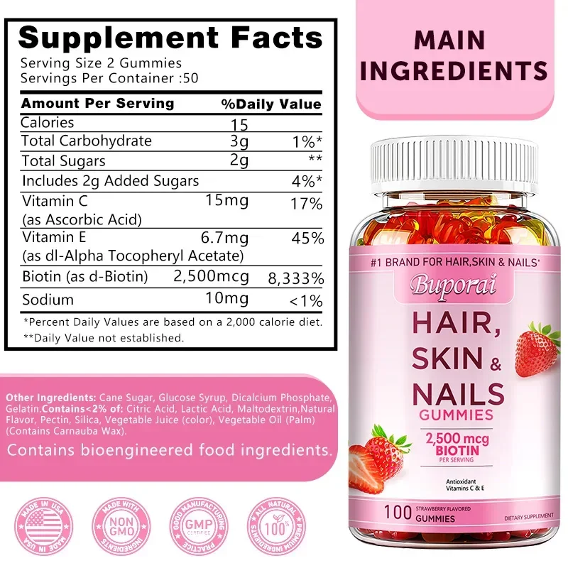 Żelki na włosy, skórę i paznok – Hair Care Gummies recenzja i cena