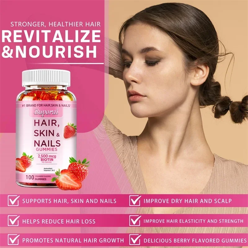 Żelki na włosy, skórę i paznok – Hair Care Gummies recenzja i cena