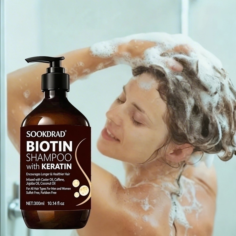 Szampon do włosów z biotyną i  – Hair Care Keratin Shampoo recenzja i cena