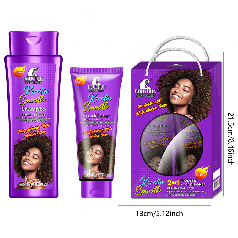 Zestaw szamponu i odżywki z ke – Hair Care Keratin Shampoo recenzja i cena