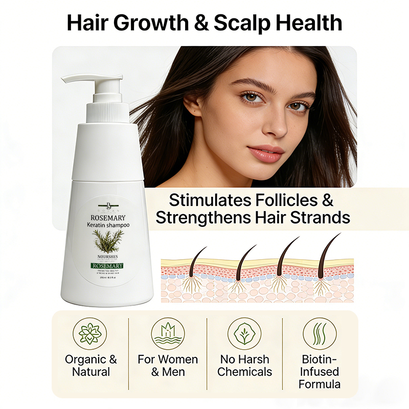 200ml Naturalny Szampon z Rozm – Hair Care Keratin Shampoo recenzja i cena