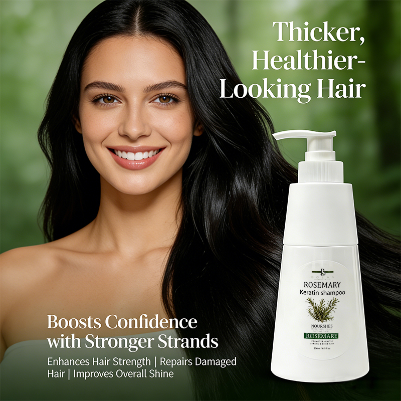 200ml Naturalny Szampon z Rozm – Hair Care Keratin Shampoo recenzja i cena