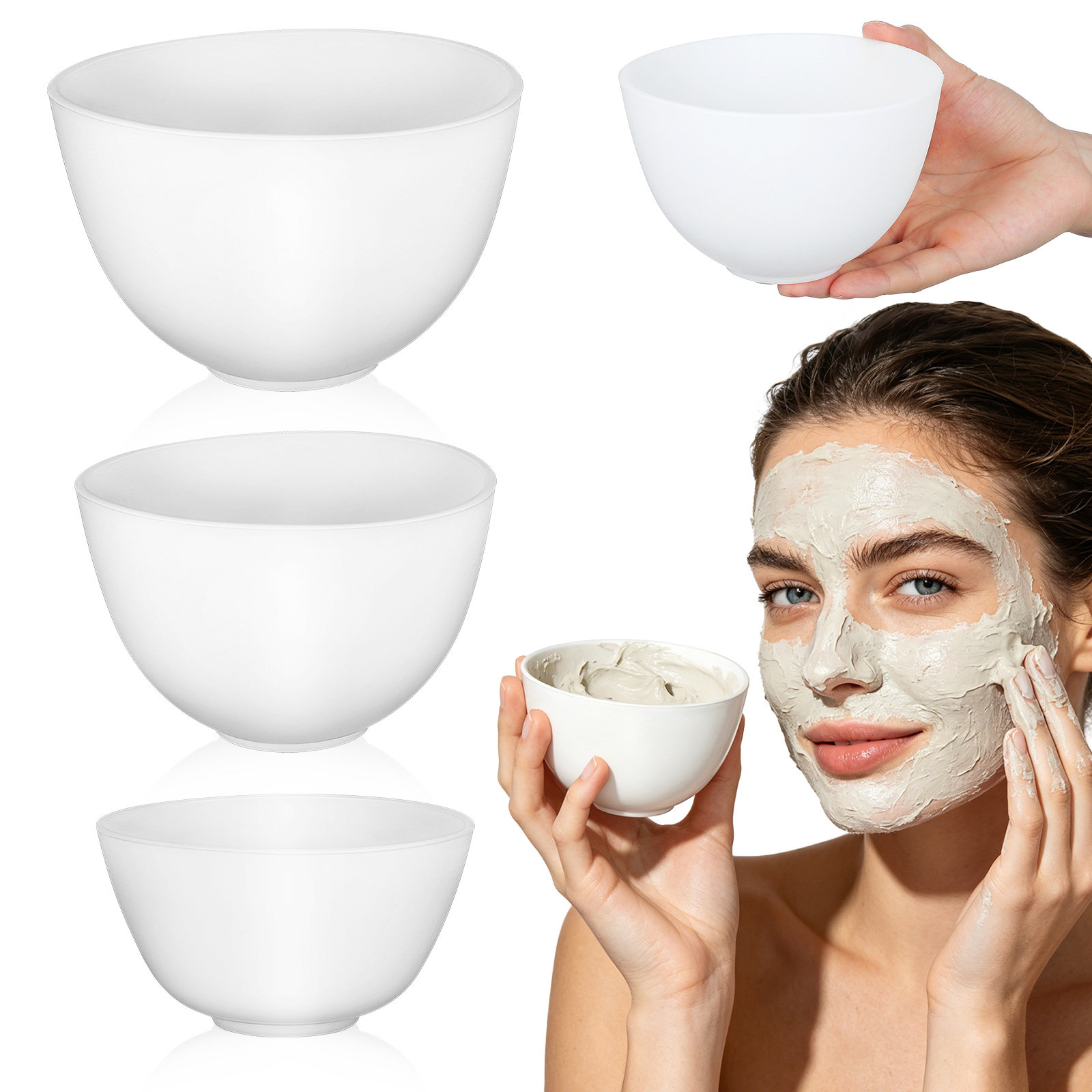 3 sztuki silikonowych miseczek – Hair Care Tools recenzja i cena