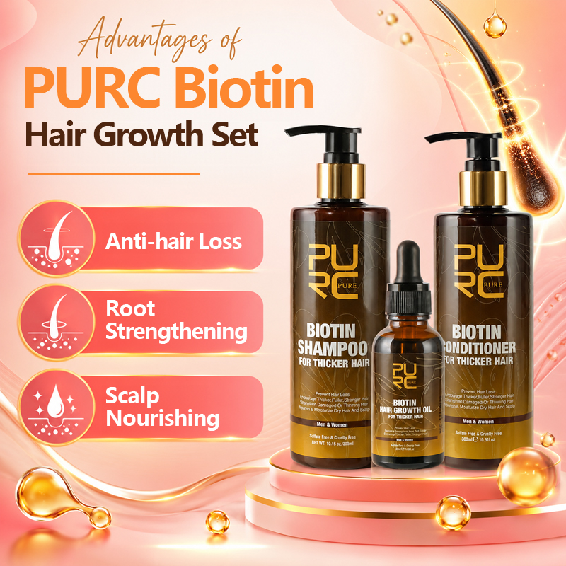 Zestawy PURC Biotin: Olejek na – Hair Care Keratin Shampoo recenzja i cena